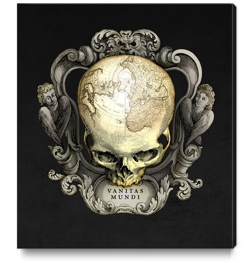 Vanitas Mundi Canvas Print by Pepetto