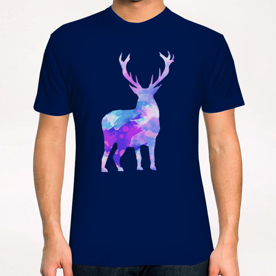 Abstract Deer X T-Shirt by Amir Faysal