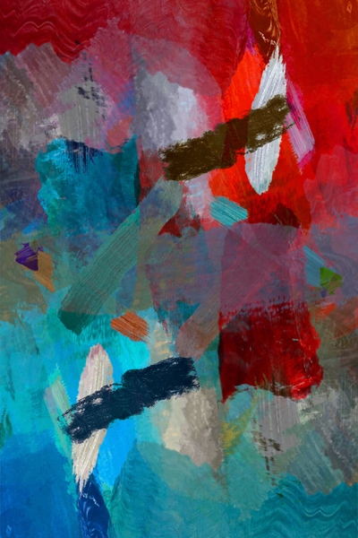 abstract splatter brush stroke painting texture background in red blue by Timmy333