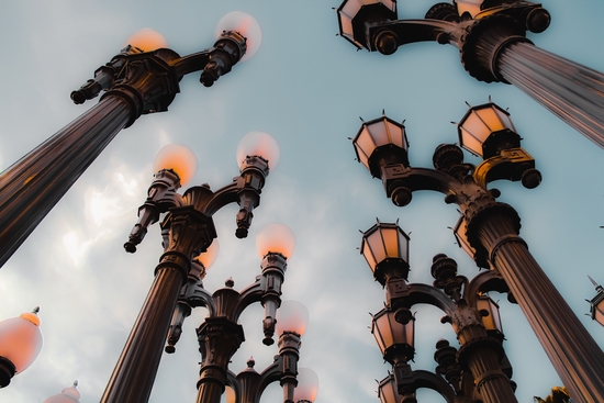 Urban Light LACMA Los Angeles California USA by Timmy333