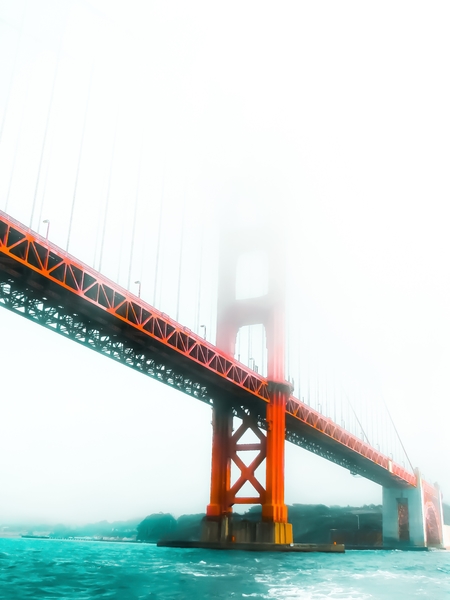 famous bridge at Golden Gate Bridge, San Francisco, USA by Timmy333