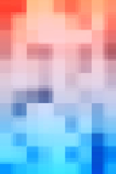 graphic design pixel geometric square pattern abstract background in orange blue by Timmy333