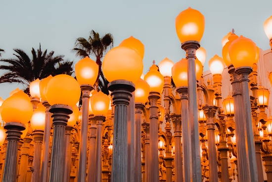 Urban Light at LACMA Los Angeles California USA by Timmy333