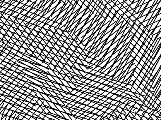 geometric line pattern abstract background in black and white by Timmy333