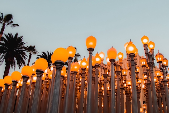 Urban Light at LACMA Los Angeles California USA by Timmy333