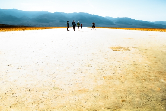 summer desert with mountains background at Death Valley national park, California, USA by Timmy333