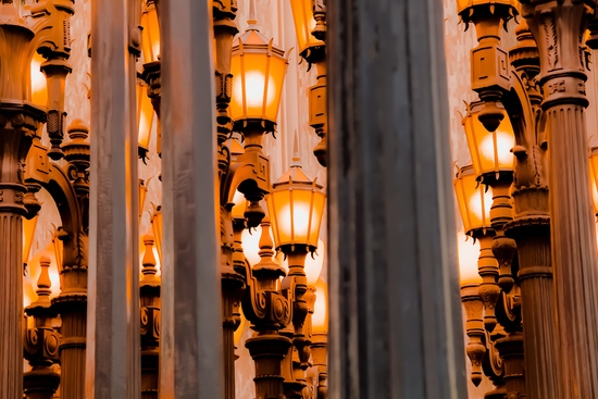 Urban Light at LACMA Los Angeles California USA by Timmy333