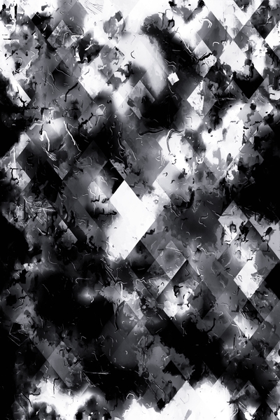 graphic design pixel geometric square pattern abstract background in black and white by Timmy333