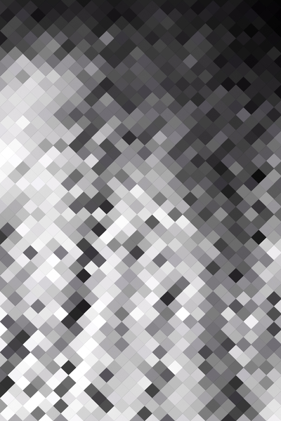 graphic design pixel geometric square pattern abstract background in black and white by Timmy333