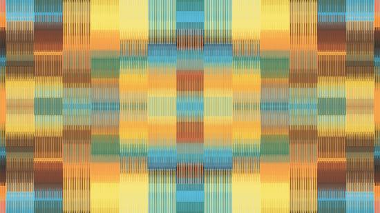 orange blue and brown plaid pattern abstract background by Timmy333