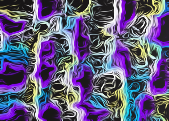 psychedelic painting texture abstract background in purple yellow blue white by Timmy333