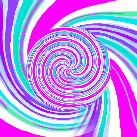 pink blue and purple curly line pattern abstract background by Timmy333