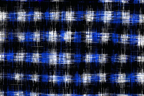 plaid pattern painting texture abstract in blue and black by Timmy333