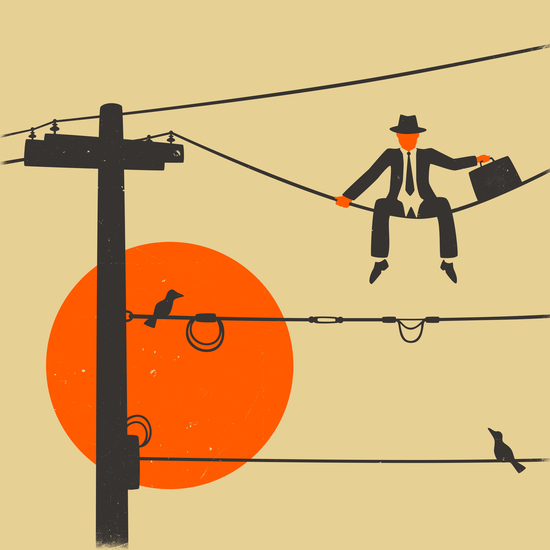 MAN ON A WIRE by Jazzberry Blue