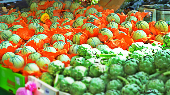 Melons et arichauts (Braderie de Montigny-Les-Metz) by Stefan D