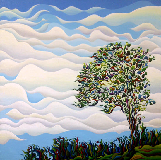 Westward Yearning Tree by Amy Ferrari Art