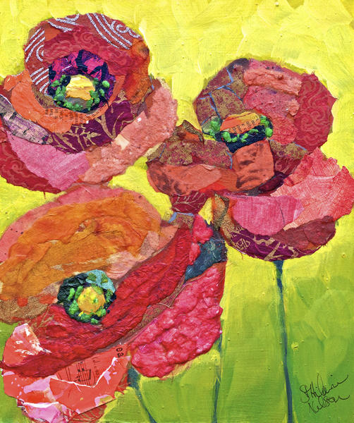 Red Poppies by Elizabeth St. Hilaire