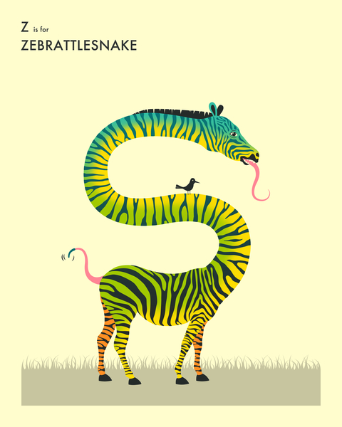 ZEBRATTLESNAKE by Jazzberry Blue