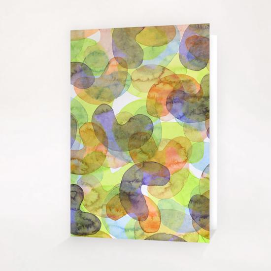 Purple Orange Green Croissants Greeting Card & Postcard by Heidi Capitaine