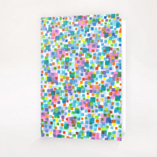 Pink beneath Square-Confetti  Greeting Card & Postcard by Heidi Capitaine