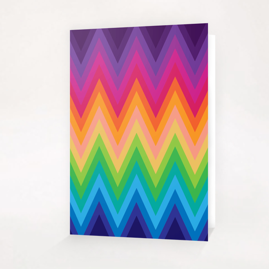 Zig Zag G8 Greeting Card & Postcard by MedusArt