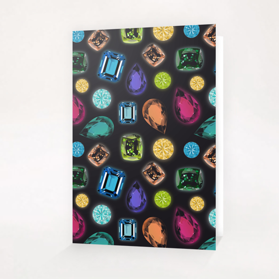 Gemstones Greeting Card & Postcard by vannina