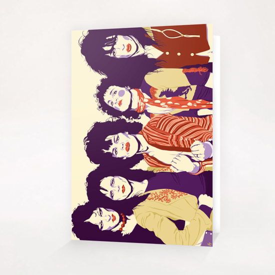 NEW YORK DOLLS Greeting Card & Postcard by Francis le Gaucher