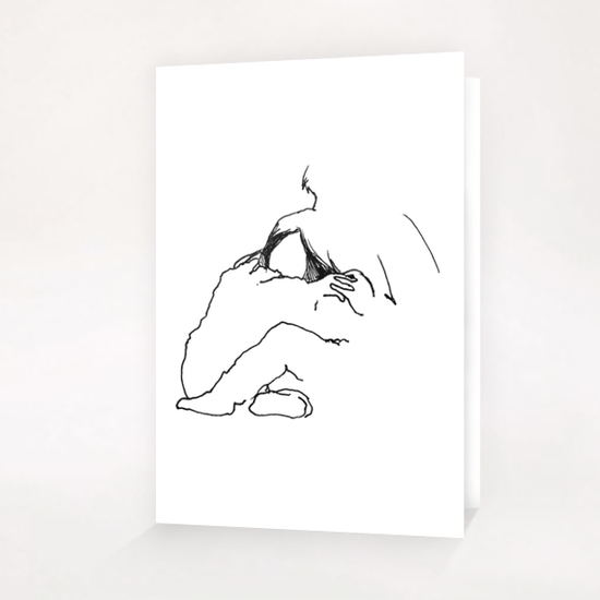 il neige Greeting Card & Postcard by maya naruse