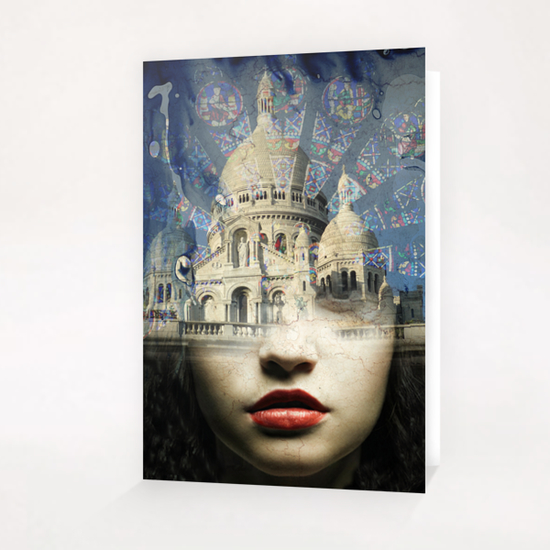 Sacré Cœur Greeting Card & Postcard by Vic Storia