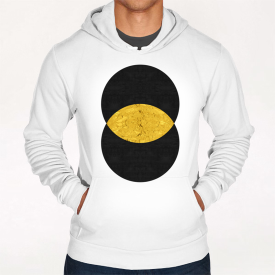 Geometric and golden art II Hoodie by Vitor Costa