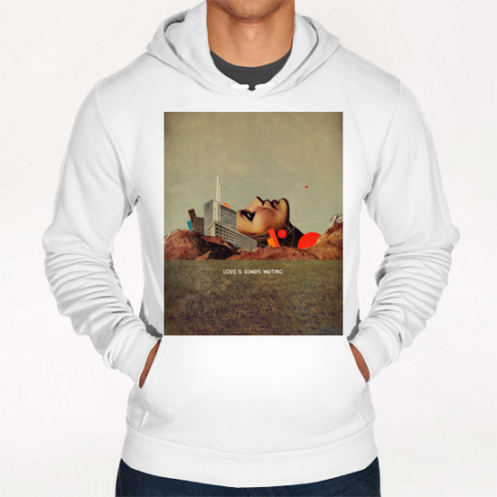 Love Is Always Waiting Hoodie by Frank Moth