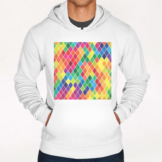 Colorful Geometric  Hoodie by Amir Faysal