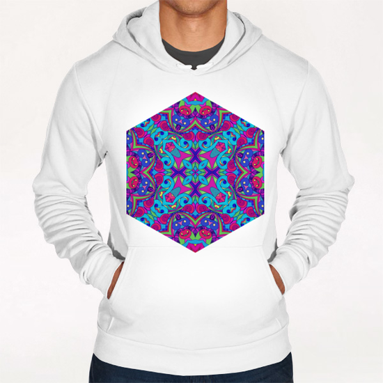 Drawing Floral Doodle G1B Hoodie by MedusArt