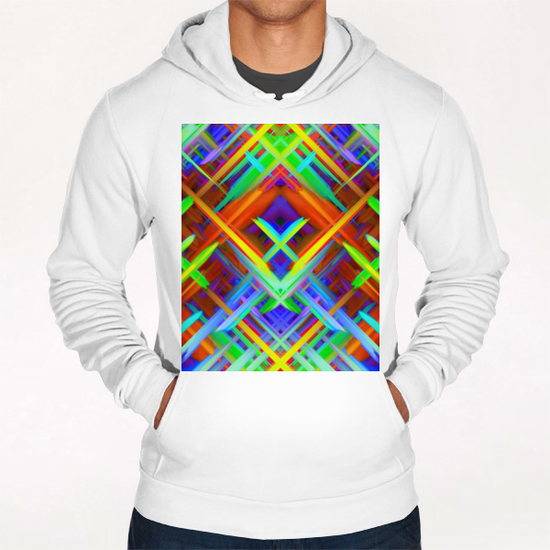 Colorful digital art splashing G466 Hoodie by MedusArt