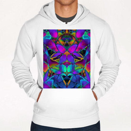 Floral Fractal Art G14 Hoodie by MedusArt