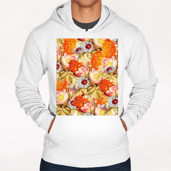 Coral Bloom Hoodie by Uma Gokhale