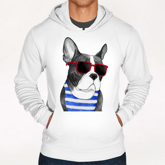 Frenchie Summer Style Hoodie by Barruf