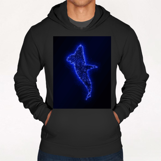 Splash Whale Hoodie by Amir Faysal