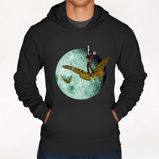 Rock the Moon Hoodie by tzigone