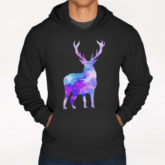 Abstract Deer X Hoodie by Amir Faysal