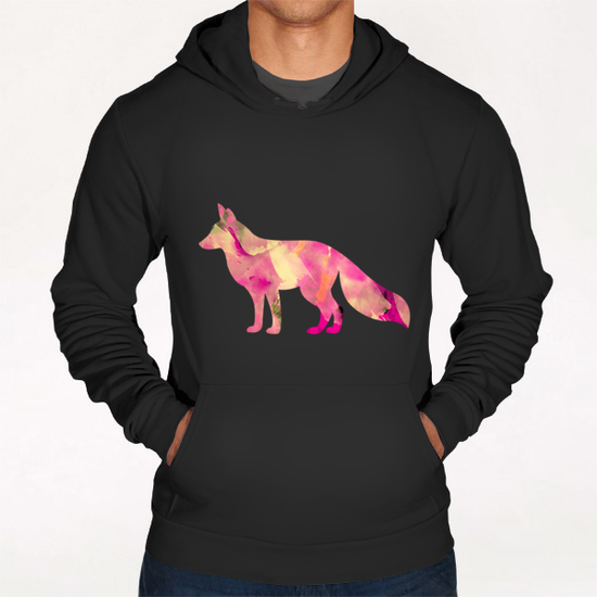 Abstract Fox Hoodie by Amir Faysal