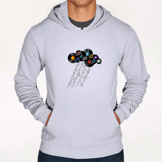 Music Cloud Hoodie by Alex Xela