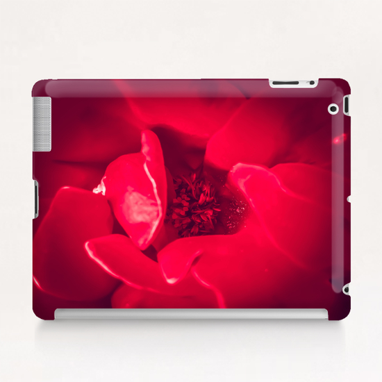 fresh red rose background Tablet Case by Timmy333