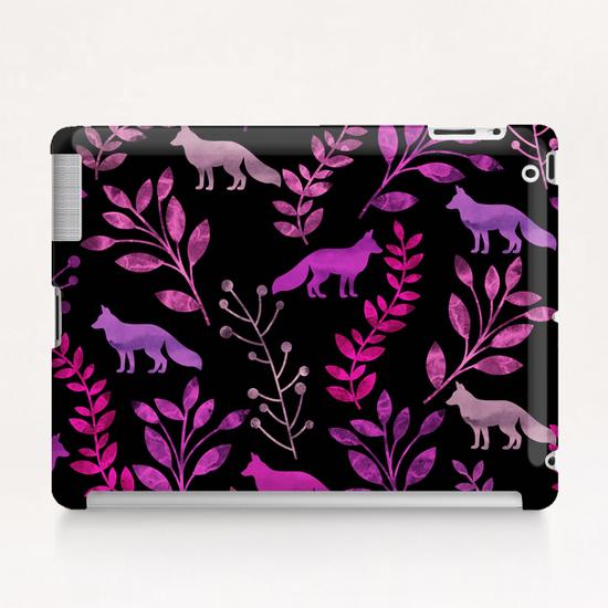 Floral and Fox Tablet Case by Amir Faysal