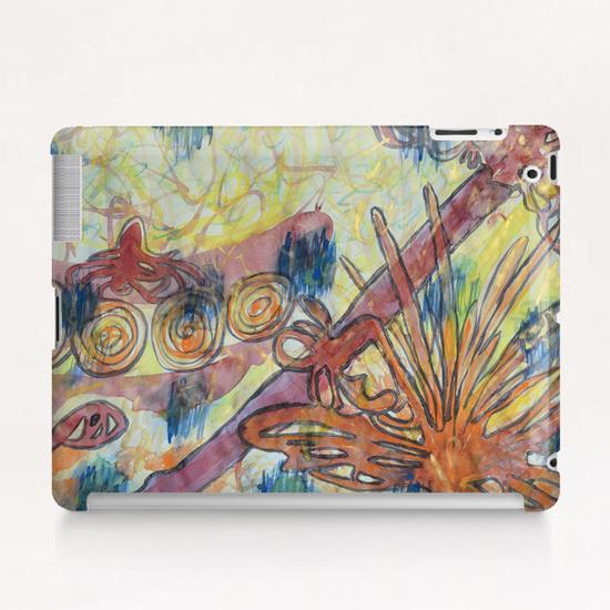  Beach Vegetation With Octopus Tablet Case by Heidi Capitaine