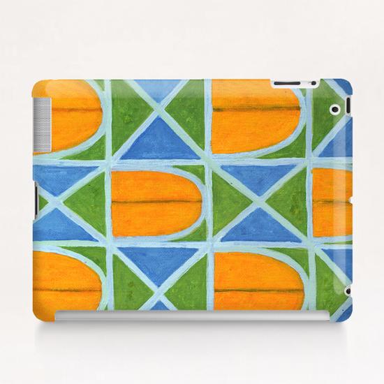 Lighted Arched Windows Pattern  Tablet Case by Heidi Capitaine