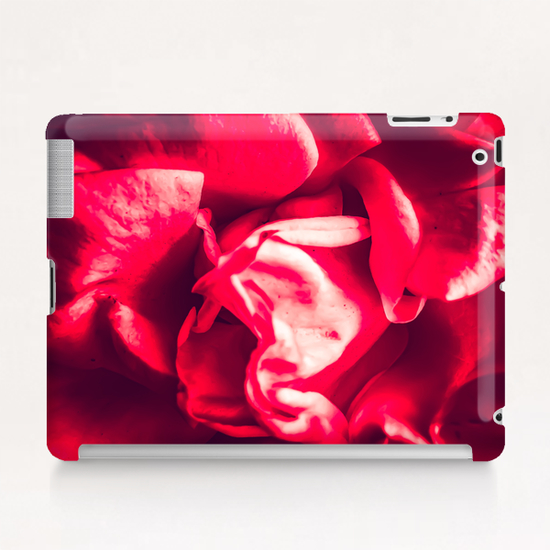 red rose background Tablet Case by Timmy333