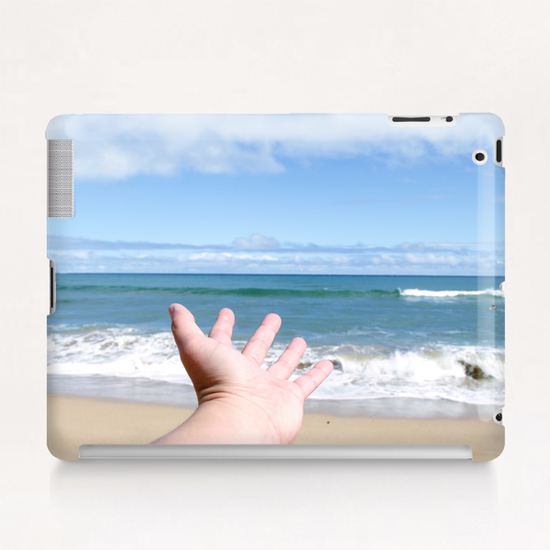 beach with blue sky Tablet Case by Timmy333