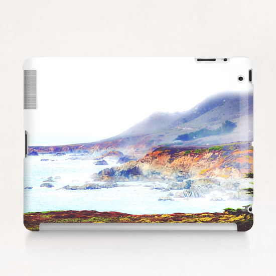 at Big Sur, Highway 1, California, USA in foggy day Tablet Case by Timmy333