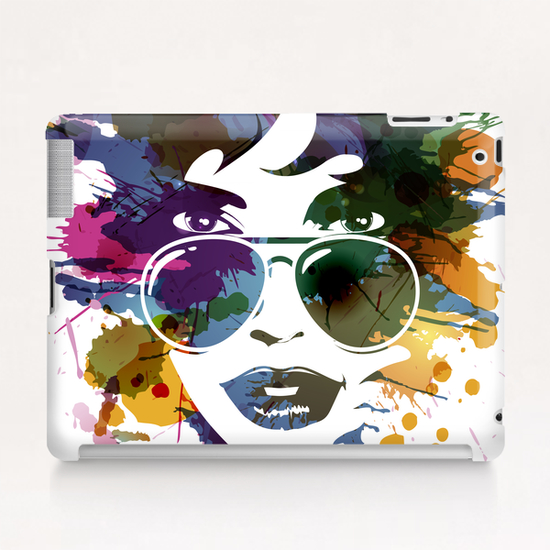 Femme à Lunettes... Tablet Case by Vic Storia